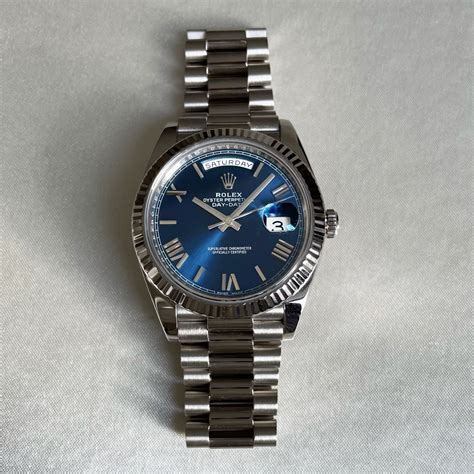 rolex oyster perpetual day date replica price|rolex day date 40mm price.